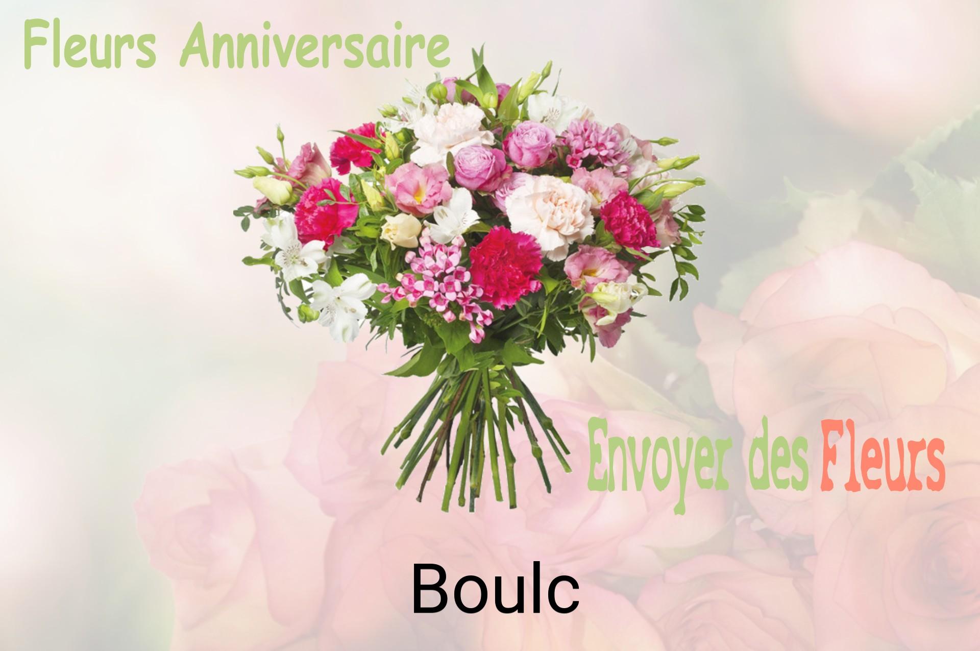Bouquet de fleurs d’anniversaire livré à Boulc